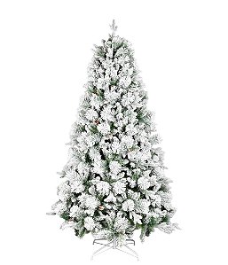 ARVORE NATALINA MONTREUM 730 TIPS BRANCO 1,8M