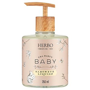 SABONETE LIQUIDO FRASCO PET TEA PARTY 350ML BABY - HERBO