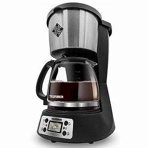 CAFETEIRA ELETRICA PROGRAMAVEL 1,5L TELEFUNKEN VENEZIA 220V