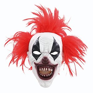 MASCARA PALHACO MANIACO FANTASIA HALLOWEEN 38CM