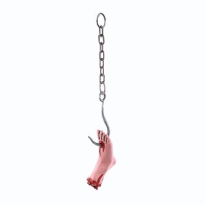 MEMBROI PE FURADO NO GANCHO COM SANGUE PARA PENDURAR 68CM