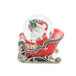 GLOBINHO DE AGUA NATALINO PAPAI NOEL NO TRENO 7CM