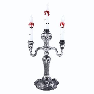 ENFEITE CANDELABRO NOITES DOS TERROR HALLOWEEN C/1 UN