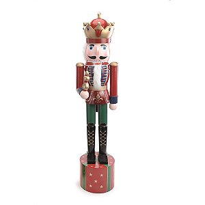 QUEBRA NOZES SOLD CHUMBO COM COROA DECORATIVO 93cm