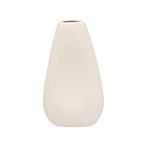 VASO EM CERAMICA OFF WHITE MART 32,5CM