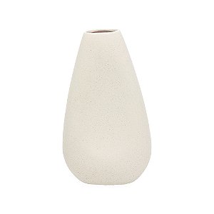VASO EM CERAMICA OFF WHITE MART 42CM