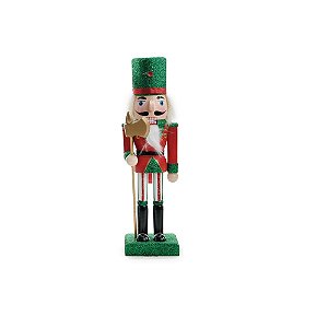 QUEBRA NOZES SOLD CHUMBO DECOR COM MACHADO VRM/VRD 25cm