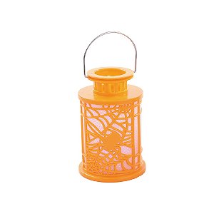 MINI LAMPARINA TEIAS COMPOSE LARANJA C/1 UN HALLOWEEN