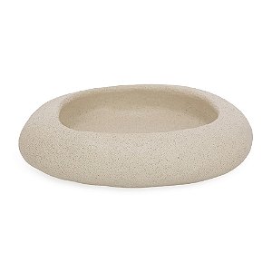 CENTRO DE MESA EM POLIRRESINA OFF WHITE MART 31cm