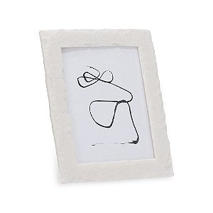 PORTA-RETRATOS EM POLIRRESINA - 15X20 OFF WHITE MART