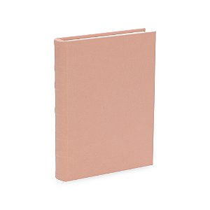 LIVRO-CAIXA EM MDF COM REVESTIMENTO EM PU ROSE MART