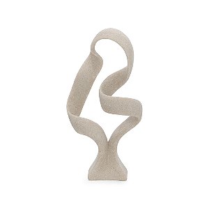 ESCULTURA EM POLIRRESINA BEGE MART