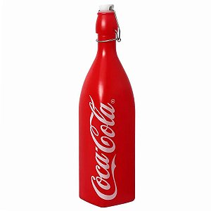 GARRAFA HERMETICA QUADRADA COCA-COLA VERMELHA 1L HAUSKRAFT