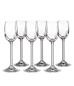 JOGO DE 6 TAÇAS DE CRISTAL DE LICOR GASTRO 65ML BOHEMIA