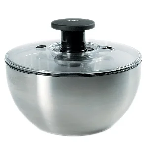 LAVA E SECA SALADAS EM ACO INOX OXO