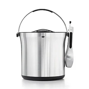 STEEL BALDE DE GELO COM PINCA INOX 3,78L OXO