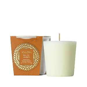 REFIL VELA VOLUSPA COPO VIDRO CLASSICO 60H BALTIC AMBER