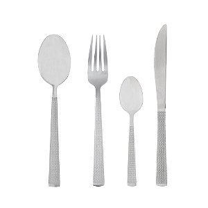FAQUEIRO 16 PECAS DE ACO INOX SANTORINI LYOR