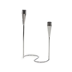 CASTICAL EM METAL PRATA MART 22,5CM
