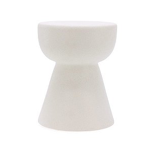 MESA EM CERAMICA OFF WHITE MART 45CM