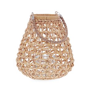 LANTERNA EM FIBRA NATURAL MART 33CM