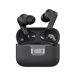 FONE DE OUVIDO BLUETOOTH HARMONYWAVE  NA COR PRETA GEONAV