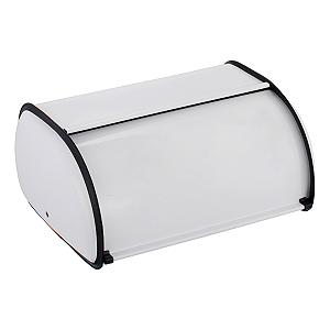 PORTA PAO METAL CONSERVE BRANCO  35cm MEK