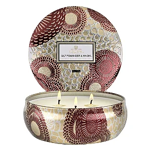 VELA VOLUSPA  LATA 3 PAVIOS 60H RELEVO GILT POMANDER E HINOKI
