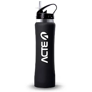 SQUEEZE TERMICO EMBORRACHADO 500ML  PRETO ACTE