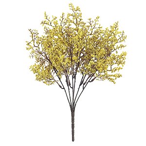 BUQUE GYPSO COM 18 BOTOES AMARELO 33CM FLORARTE