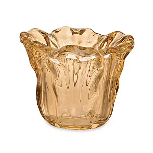 VASO EM VIDRO CHAMPAGNE DECORATIVO MART