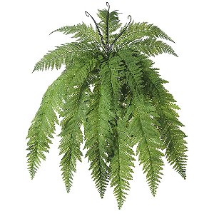 SAMAMBAIA TOQUE REAL DE PLASTICO X18 VERDE 78CM FLORARTE