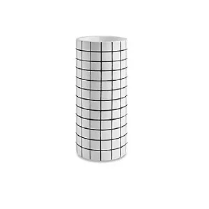 VASO BRANCO EM CIMENTO MART 23CM