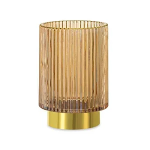VASO CHAMPANHE EM VIDRO E METAL MART