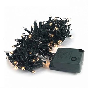PISCA LED 100L QUENTE 8F FIO VERDE 9M 220V