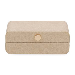 CAIXA DECOR ARREDONDADA EM MDF REVESTIMENTO EM PU 20cm MART