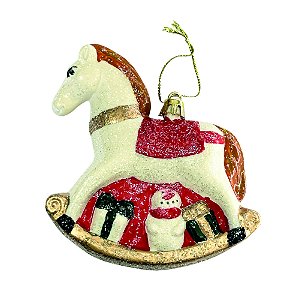 KIT 3 CAVALO BALANÇO ESCARLATE CANDY NATALINO