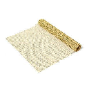 TELA GLITTER DOURADA 450CM OURO DECORATIVA NATALINA