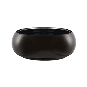CACHEPOT EM CERAMICA PRETO MART 15,5cm