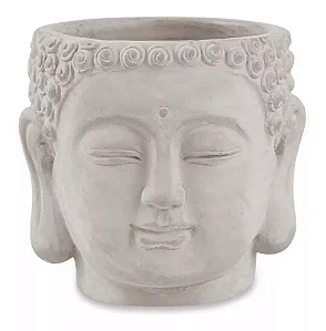 CACHEPOT CINZA  BUDA EM CIMENTO MART