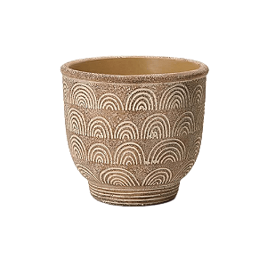 Cachepot em Cerâmica com Textura em Relevo MART