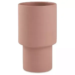 Cachepot Alto em Cimento Rosa MART