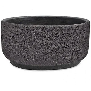 Cachepot em Cimento Preto MART  20cm