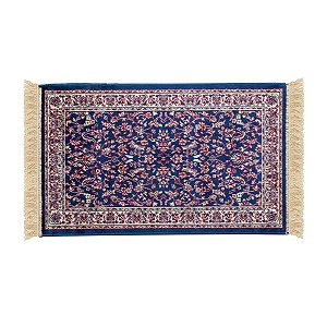 TAPETE BELGA IMPORTADO VISE 1,00M x 1,40M AZ/CD