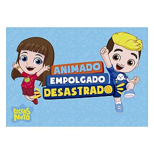 TAPETE INFANTIL JOY LUCCAS ANIMADO AZUL 70X100CM JOLITEX