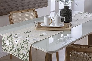 LINHA ATELIE TRILHO DE MESA AUSTRALIA 40X90CM BEGE/VERDE/BR