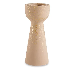 PORTA-VELAS EM CIMENTO NUDE MART 17cm