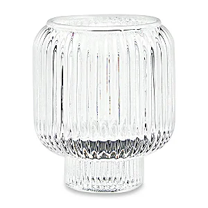 PORTA-VELAS EM VIDRO INCOLOR MART 8,5cm