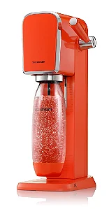 Máquina para Gaseificar Água RED ART Sodastream Vermelho