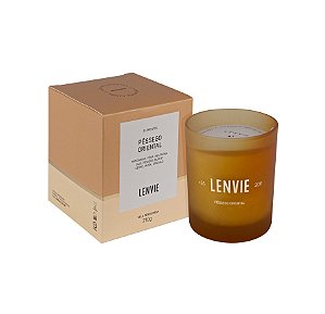 VELA PERFUMADA PESSEGO ORIENTAL ELEMENTOS - 210G LENVIE